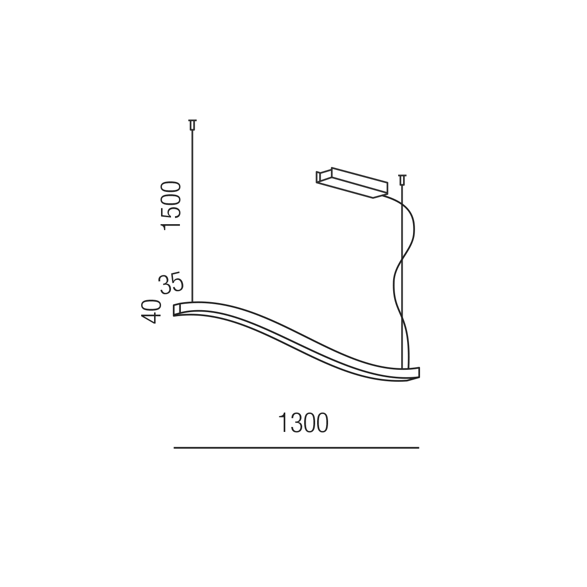 CURVE 62260/130DALI-WCW